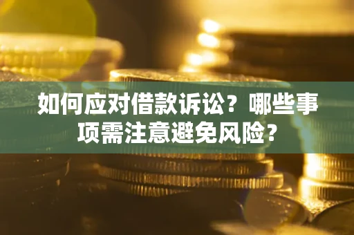 北京如何应对借款诉讼？哪些事项需注意避免风险？