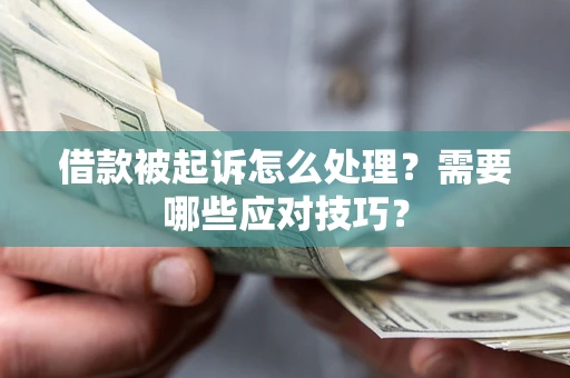 北京借款被起诉怎么处理？需要哪些应对技巧？