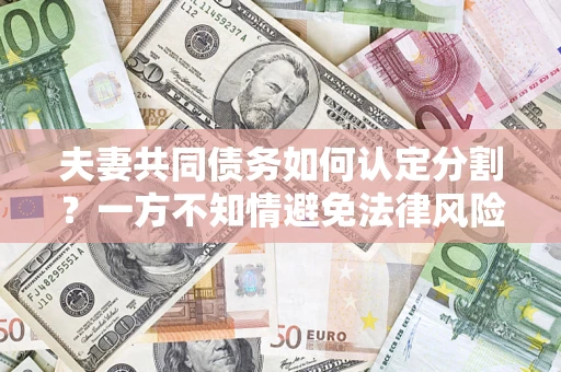 北京夫妻共同债务如何认定分割？一方不知情避免法律风险必看！